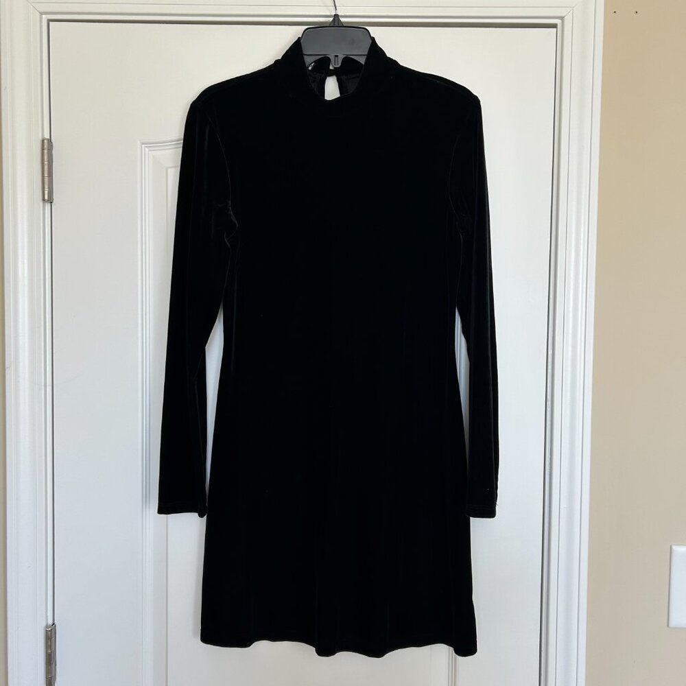 My Michelle Black Velvet Dress